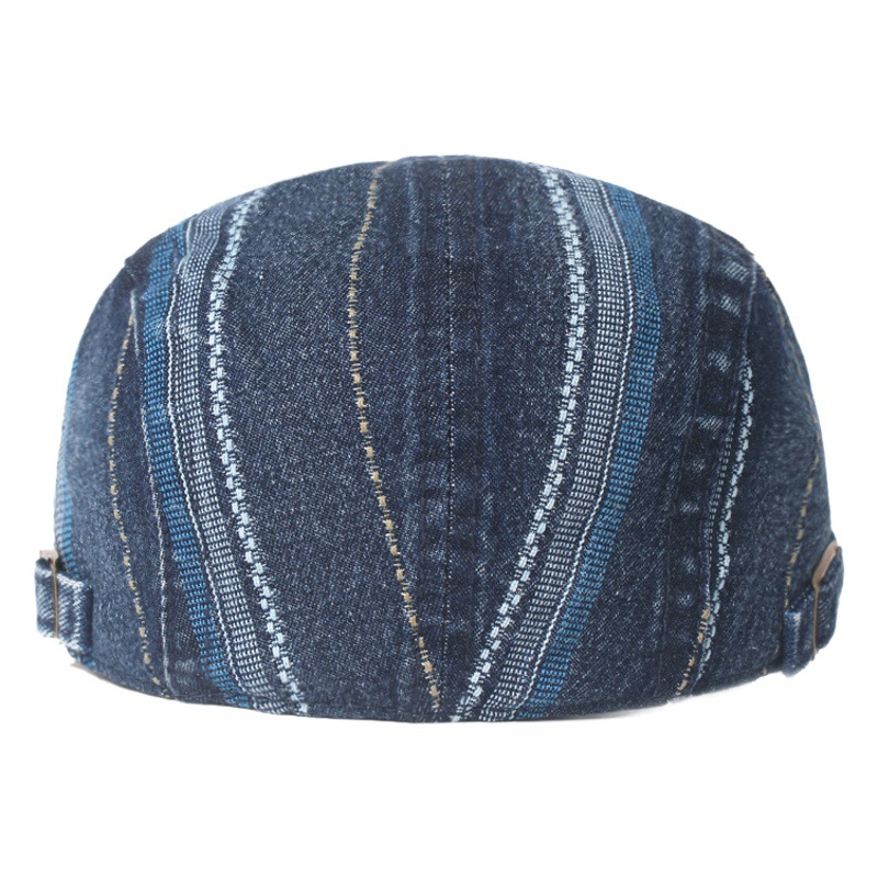 Baixiaoyuan sombrero de los hombres de primavera y verano de protección solar sombrero delantero cubierta solar boina de las mujeres al aire libre sombrero de mezclilla