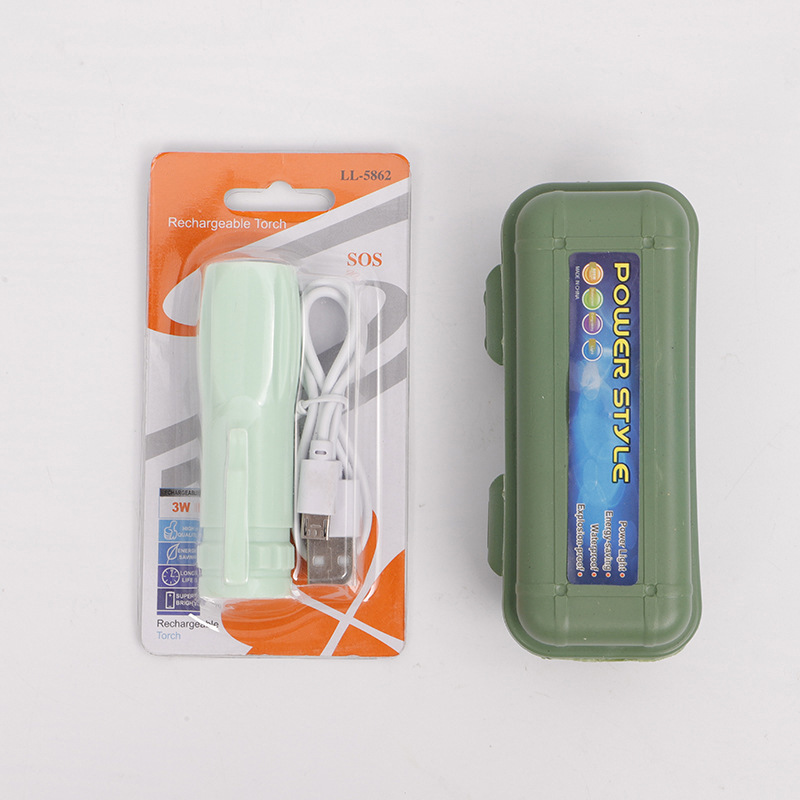 Venta de mini linternas recargables USB linternas fuente de luz de tercera marcha procesamiento personalizado de linternas LED