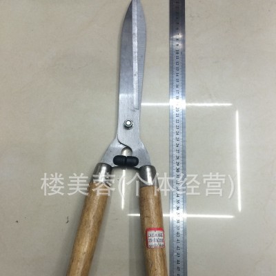 12寸木柄园林剪刀，花枝剪，园林剪刀，伸缩剪，篱笆剪