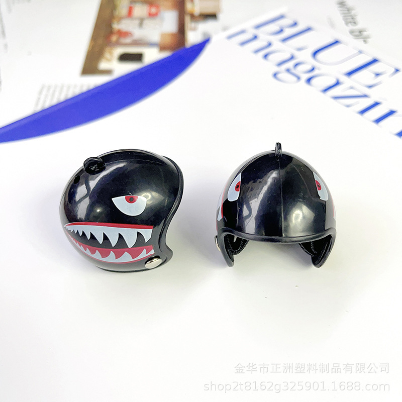 Bicycle electric car broken wind duck helmet social duck yellow duck shake sound Net red with car ornaments wholesale