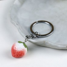 草莓小清新文艺森系草莓西瓜陶瓷项链地摊耳环耳线配饰女生礼物