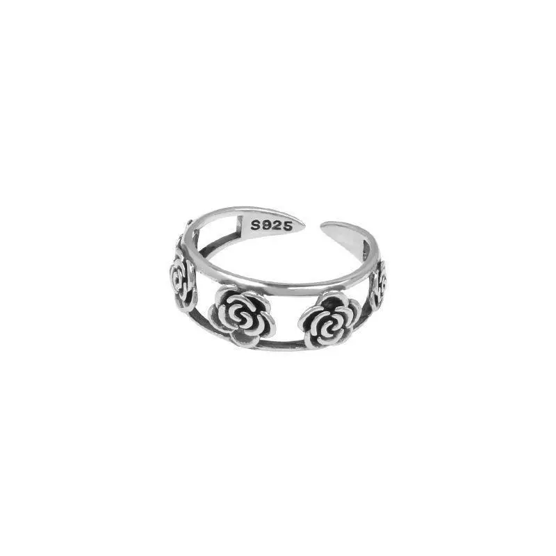 Retro fashionable fresh ring, jewelry, accessory, Japanese and Korean, city style, internet celebrity