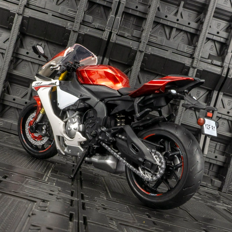 彩珀 31491 Моделирование YZF R1 японский высокопроизводительный крепежный мотоцикл модель мальчик-мотоцикл подарок игрушки