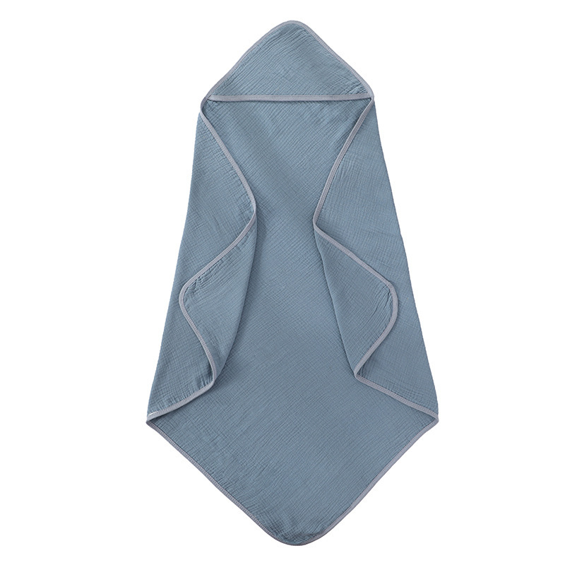 85*85 Hooded Hut Amazon Explosion Crepe Hooded Children's Gauze Bath Towel Baby Swaddle Blanket delivery room bag