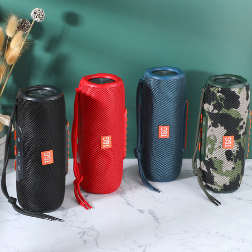 Cross-border new tg341 Bluetooth speaker portable card subwoofer fabric audio creative gift audio