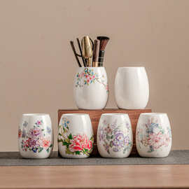 茶道六君子6件套茶筒单筒镊子中式茶桌配件新款茶桌茶台泡茶器