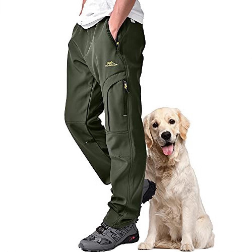 Amazon's Best-Selling Men's Hiking and Skiing Winter Warm Wool Lined Outdoor Waterproof Camping Style Casual Pants Amazon's Best-Selling Men's Hiking and Skiing Winter Warm Wool Lined Outdoor Waterproof Camping Style Casual Pants