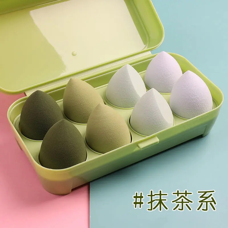 美妆蛋彩盒装化妆海绵干湿两用超软化妆蛋代发批发独立包装彩妆蛋|undefined