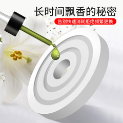 Car air freshener, PE air freshener solid, essential oil car sandalwood perfume replacement set, car refilling accessory