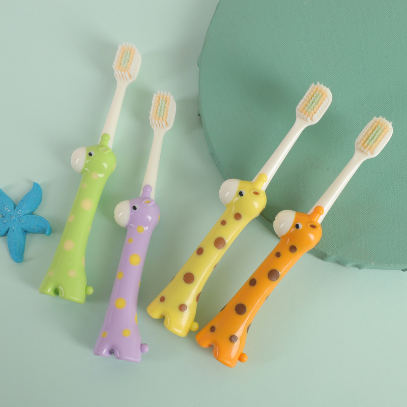 Yi Shimei 子供用歯ブラシ柔らかい毛キリン 3-4-5-6-10 歳幼児歯ブラシ百貨店メーカー卸売|undefined