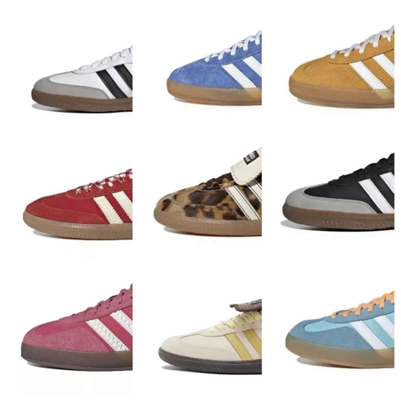 Putian Desun Shoes Pure Original Samba OG Black and White Leopard Strawberry Bear Thick Bottom Rice White Osamu Tiger T-Head Shoes Summer