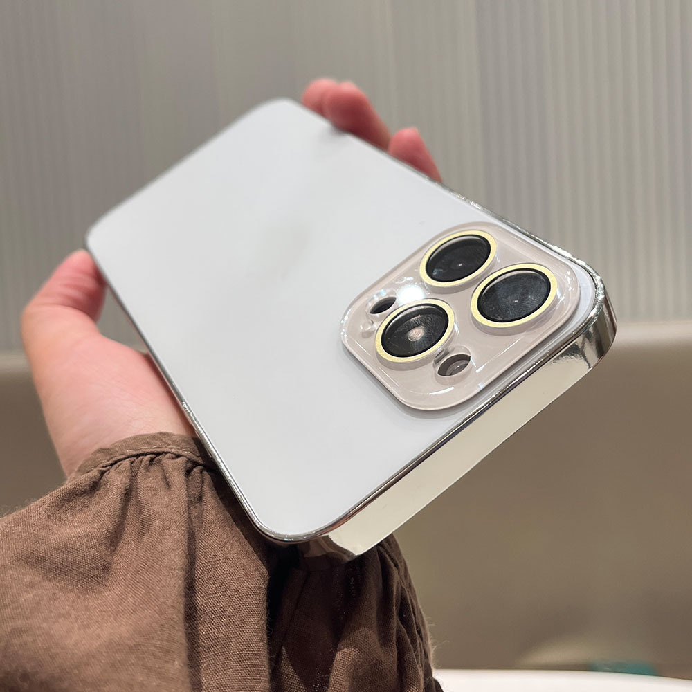 Electroplated Matte Case With Built-in Lens Film Suitable For IPhone 17, 17 Pro, Solid Color 16 Matte, 15 Full Coverage,_voghion.com