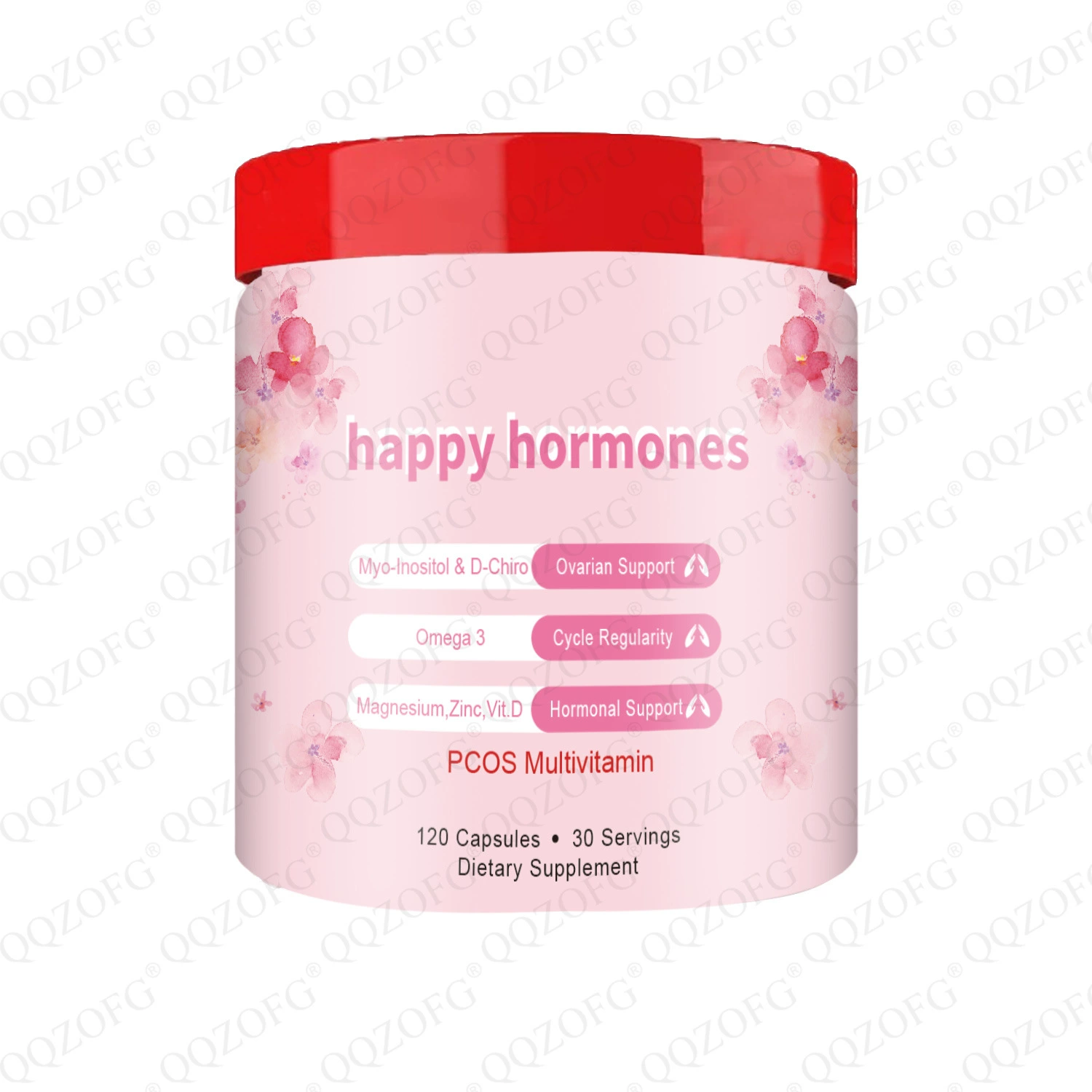Кросс-бордерные горячие продажи капсул Happy Hormones, 120 капсул, от производителя.