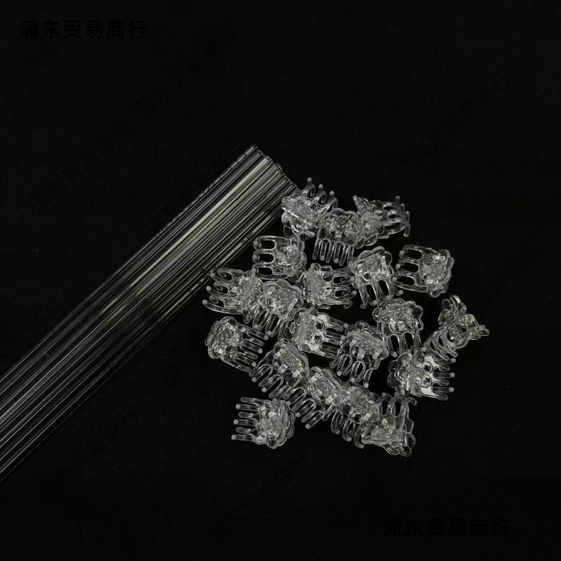 투명한 아크릴 보이지 않는 원예 지원 바 호접란 난초 스탠드