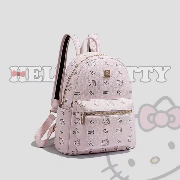 Hello Kitty Small Backpack New Niche College Student Commuter Bag Versatile High-End Backpack Japanese Style Pure Desire