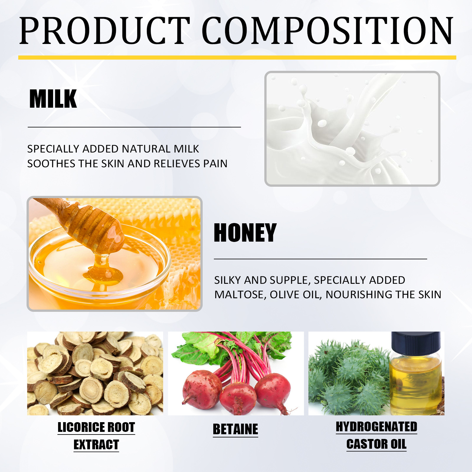 EELHOE Honey&Milk Quick Smooth Cream Achseln, Arme und Beine, milde Haarentfernung für den ganzen Körper_voghion.com