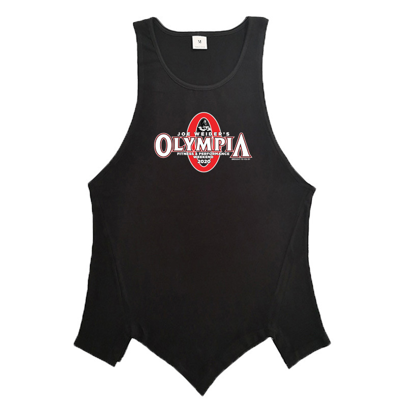 Hombres de fitness casual camiseta sin mangas culturismo entrenamiento muscular chaleco Verano de secado rápido transpirable deportes correr ropa
