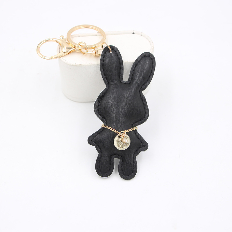 New Year Rabbit Year Rabbit Leather Keychain Pendant Wristband Accessories diy Phone Case Women's Bag Accessories Pendant