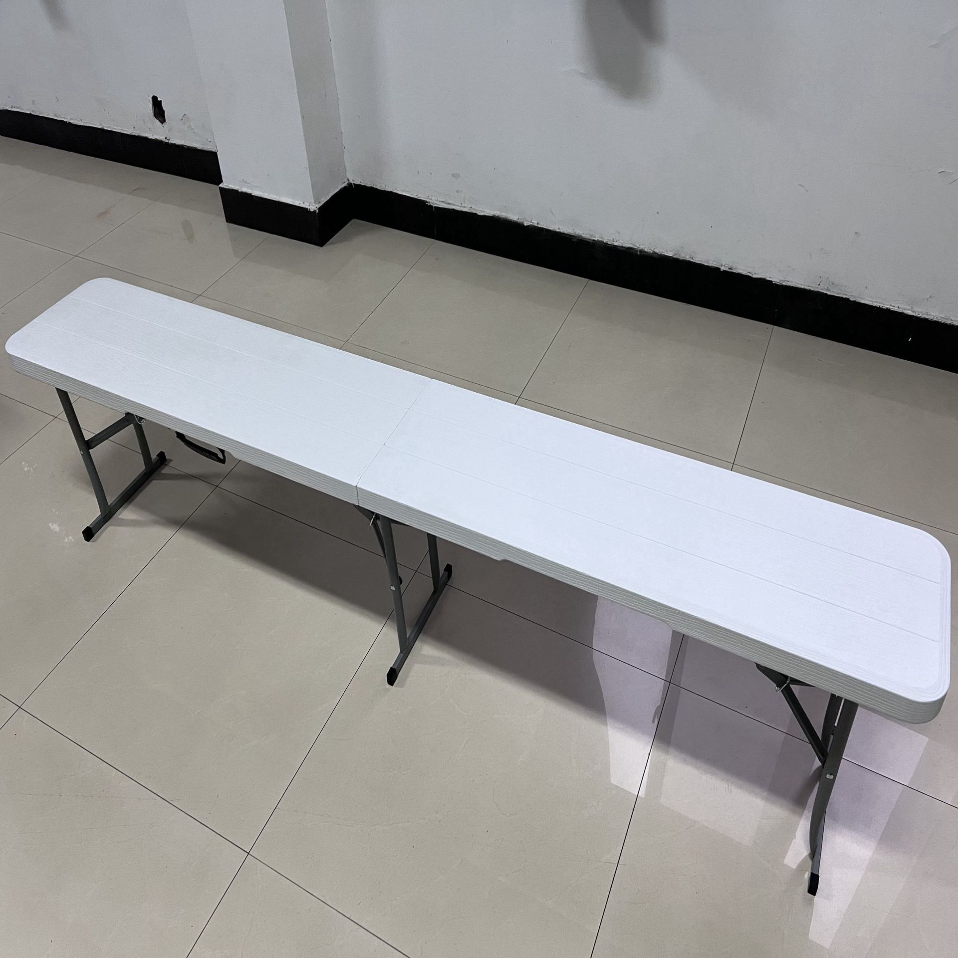 1.8 Taburete plegable HDPE taburete plegable al aire libre taburete de mesa de comedor taburete de promoción portátil taburete de cambio de zapatos