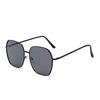 Metal fashionable sunglasses, face blush, glasses, new collection, European style, internet celebrity