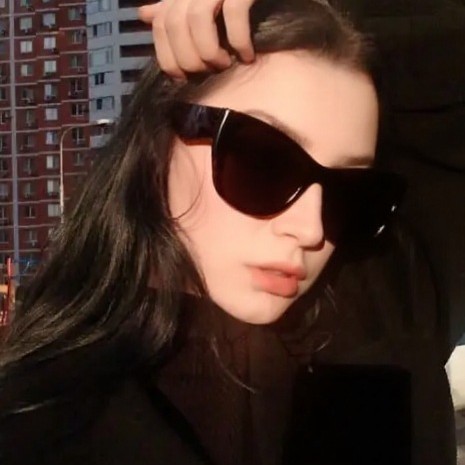 新款时尚猫眼墨镜高级感女潮流个性显瘦街拍防晒太阳镜|undefined