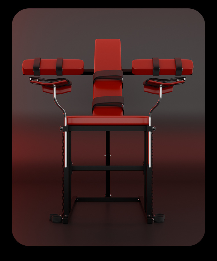Jiuai SM-御王座 Adult Sex Chair in Black Iron and Leather for Couples — detail image 39
