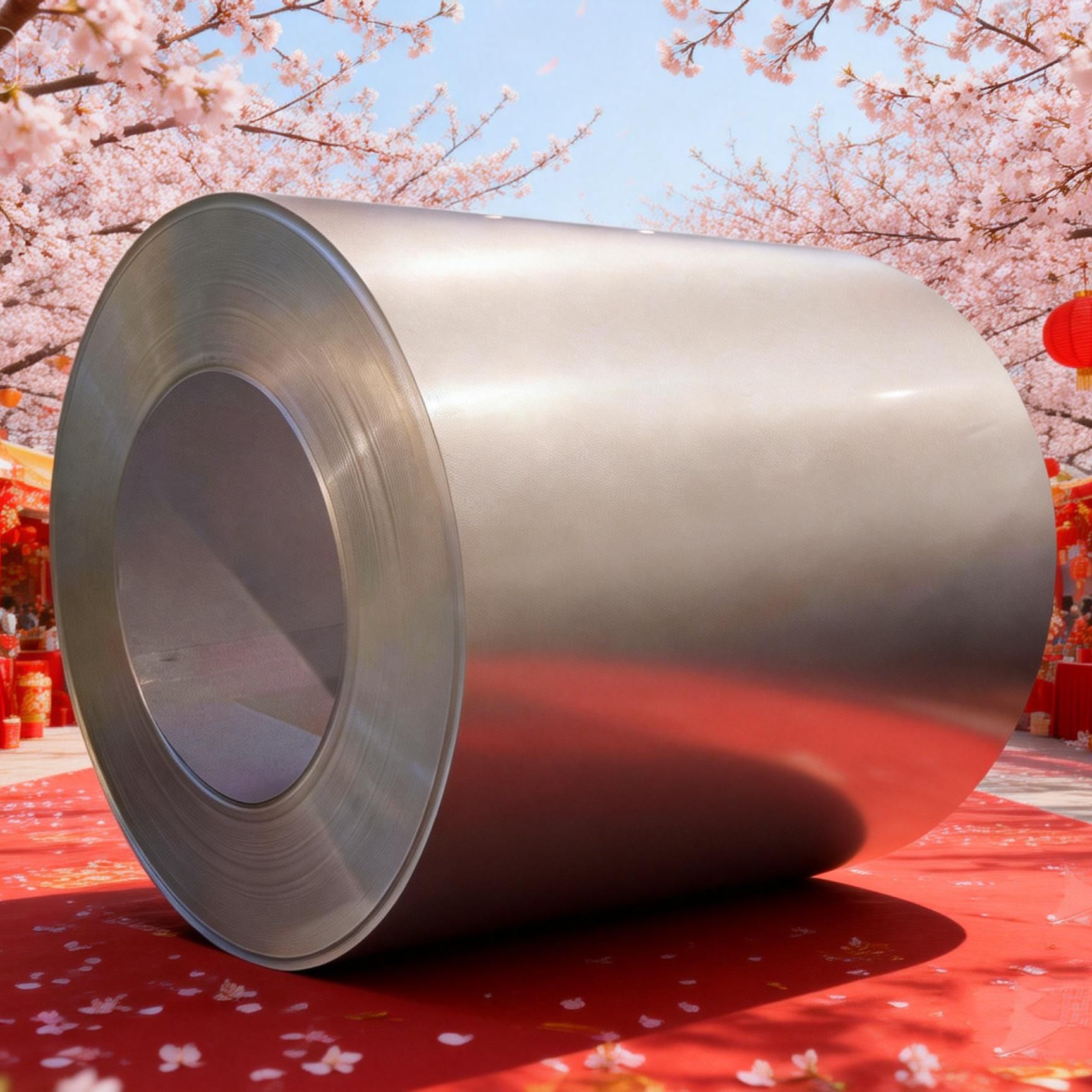 供应国产DC51D+AZ150环保耐指纹无油热镀铝锌卷剪切定轧钢厂直供