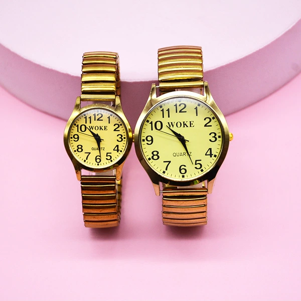 Big gold style elastic band