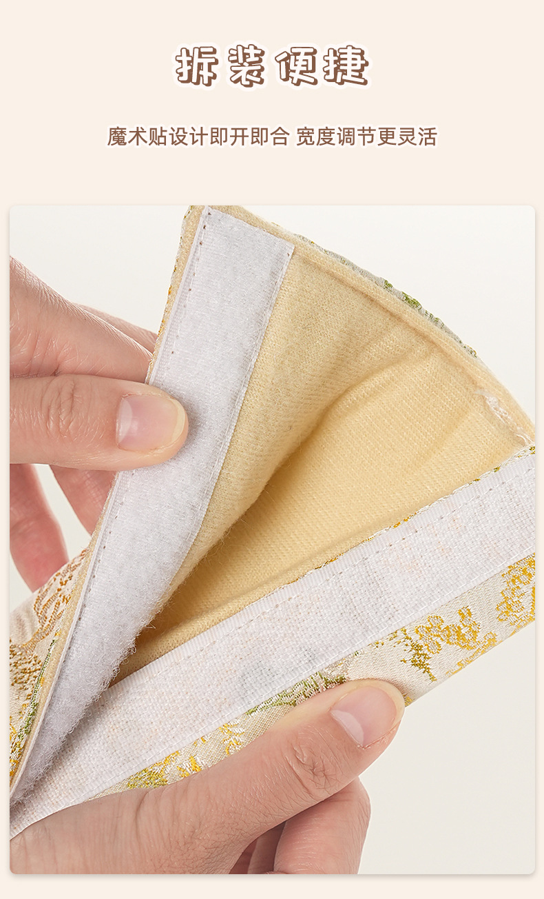 New Chinese-Style Seatbelt Shoulder Pads, Universal for All Seasons, Anti-Neck-Strangling Protective Covers, High-End Simple Design for Women's Car Interiors