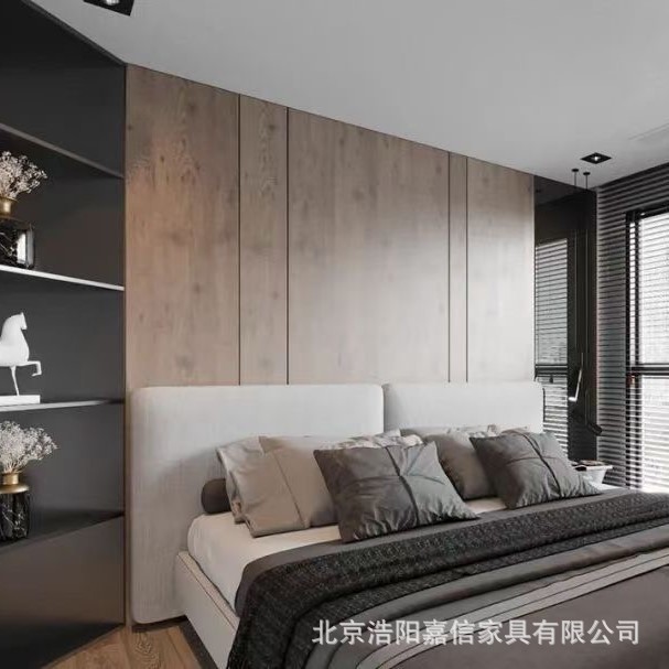 Beijing Factory Whole House Customized Aige Board Wood Grain Series Wall Decorative Panel Wardrobe Cabinet Wall Side Cabinet
