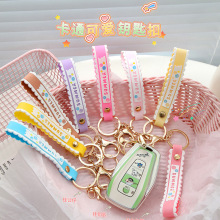 钥匙扣手腕带挂绳定制PVC软胶皮绳公仔玩偶配件挂饰钥匙链工厂直