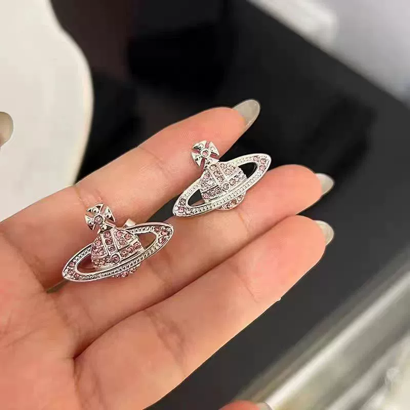 Classic universal earrings, internet celebrity, silver 925 sample