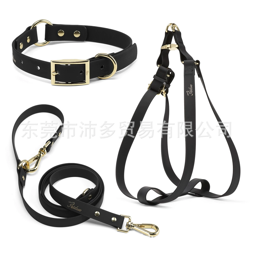 Поводок для домашних животных Amazon Cross Border Поводок для собак Водонепроницаемый Регулируемый ошейник Поводок для собак Нагрудный костюм