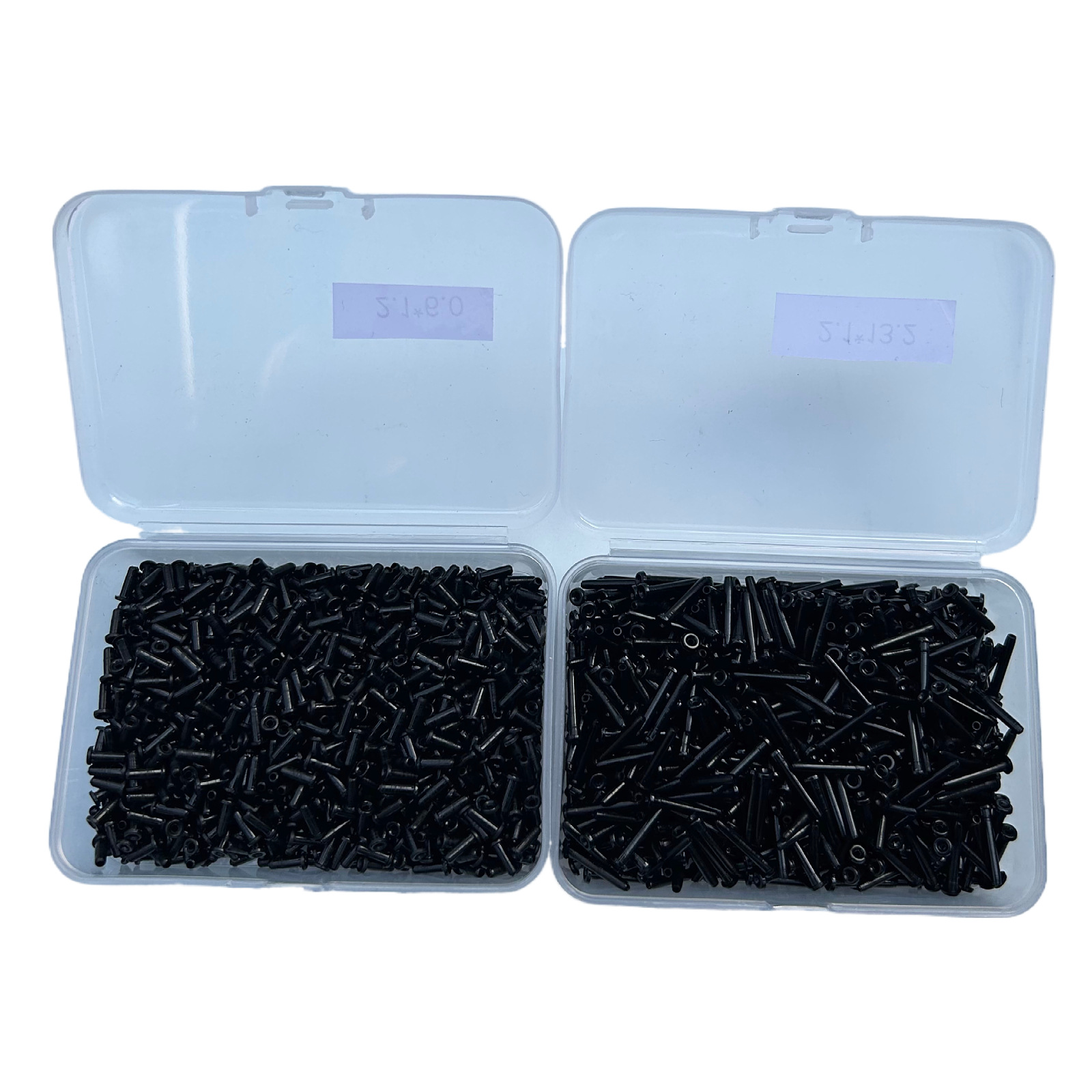 Nuevo estilo en caja de raqueta de bádminton tubo de protección de alambre manga de alambre agujero de alambre clavo de grano agujero de un solo hilo agujero de doble hilo doble pieza 20g