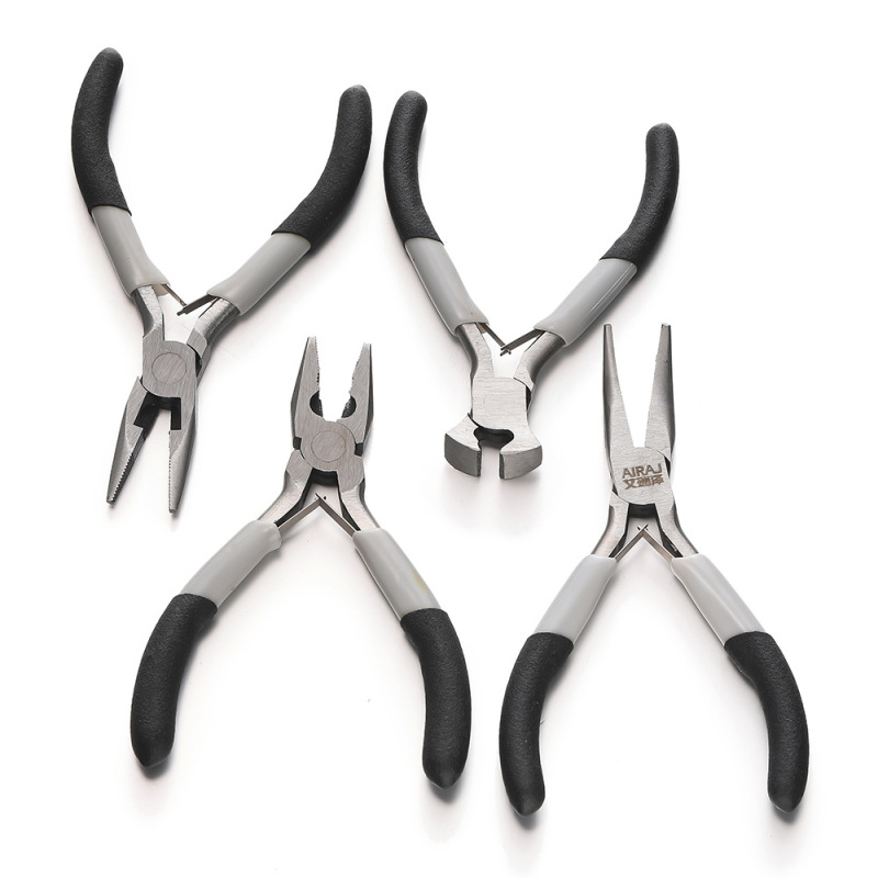 5 inch multi-function pliers toothless pointed-nose pliers diagonal pliers jewelry pliers tool pliers manual diy jewelry auxiliary pliers