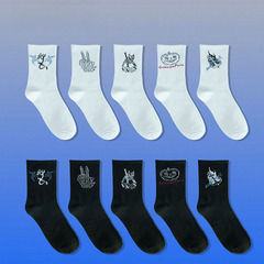 襪子批發男士運動中筒襪學生秋冬季男款籃球長襪吸汗透氣潮流中筒