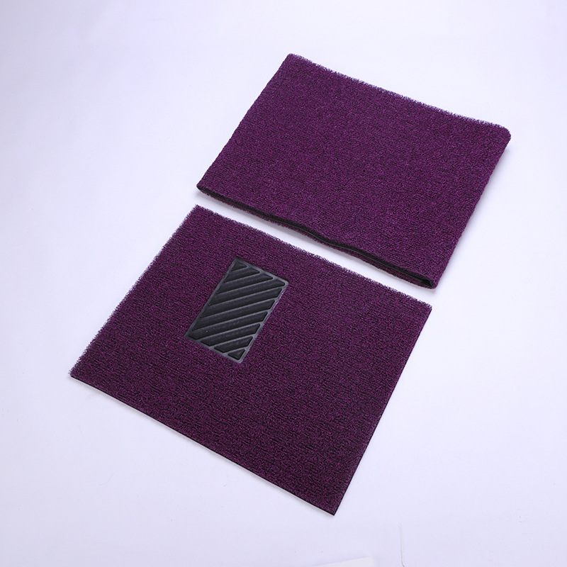 Car mat universal silk ring can be cut easy to clean non-slip foot mat monolithic main driving mat manufacturers