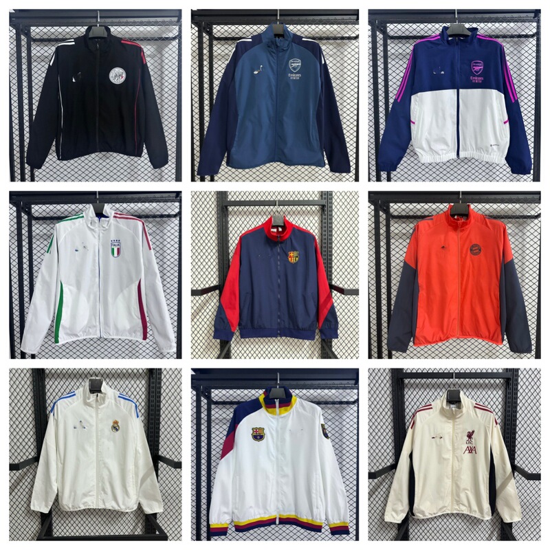 2526 New Popular Model National Team and Club Collaboration Jacket, Unisex Windbreaker Fan Version