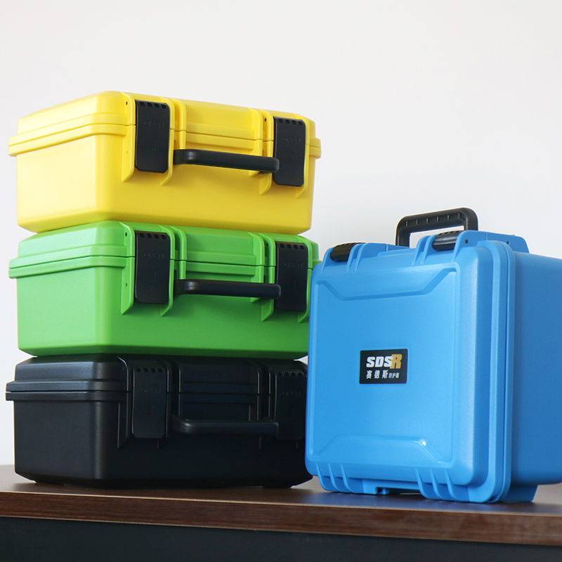 Caja de protección gruesa caja de herramientas de equipo caja de almacenamiento a prueba de humedad impermeable a prueba de presión a prueba de explosiones a prueba de humedad lente de cámara de UAV