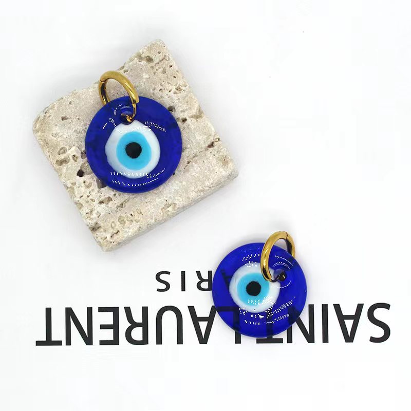 Daily Occasion Resin Material 1 Pair Ethnic Style Eye Resin Drop Earrings