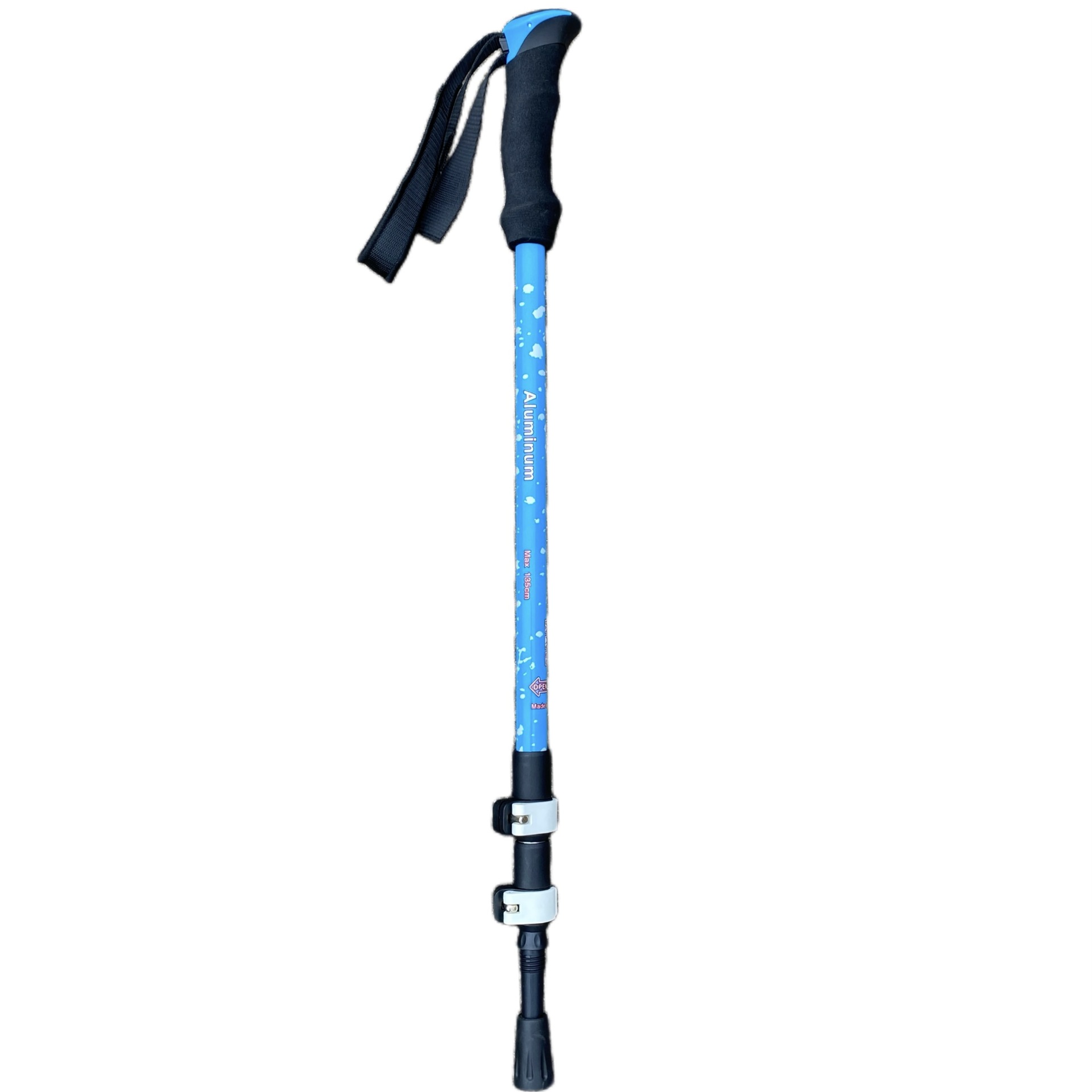 Factory Direct Sale External Lock Hiking 6061 Aviation Aluminum Alloy Cane Outdoor Telescopic Walking Stick_voghion.com