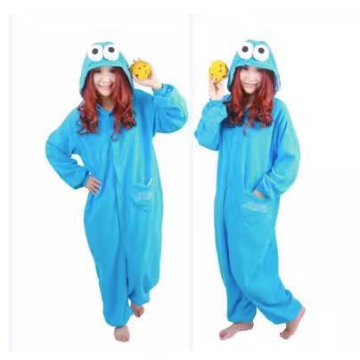 Elfo de mascotas Bao Ke Meng Yibei Azul Elfo de Dibujos Animados de una sola pieza de dibujos animados pijamas estudiante co hombres y mujeres ropa de rendimiento transfronterizo