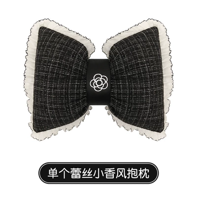 Seat cushion, seat cover, seat cushion, no need to tie - printed-chanel-style-lace-chanel-style-cushion