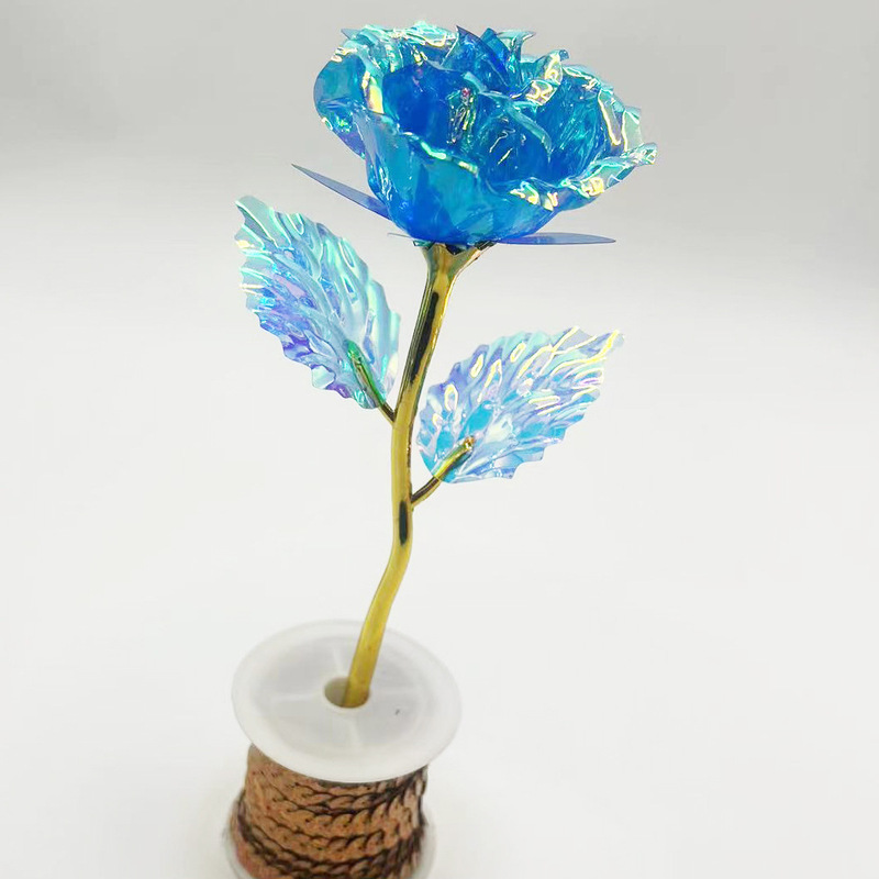 金箔玫瑰花 大号金箔花 七夕礼物 金玫瑰花 巧克力花 送女友小号|undefined