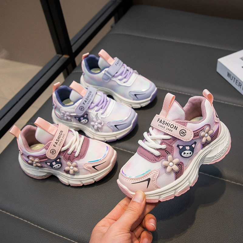 Детская спортивная обувь для девочек 2025 новая весна мода дикая обувь для мальчиков для девочек легкая обувь для бега