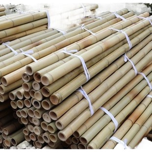Anti-corrosion bamboo pole wholesale decorative white yellow thick and thin bamboo pole bean vegetable garden cucumber stand bamboo flagpole bamboo