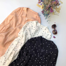 小翻领波点真丝衬衫 复古波点 简约百搭 软糯砂洗真丝 西装领衬衫