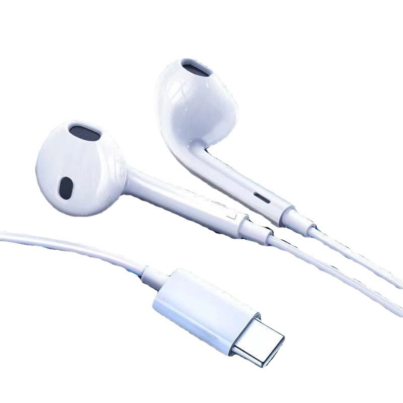 Auriculares genuinos originales para interfaz typec con cable de Huawei p40/mate40pro/nova7/8 en la oreja