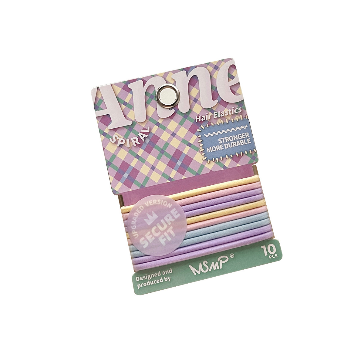 Accesorios para el cabello banda de goma elástica alta cubierta de cuero pequeña Accesorios básicos para el cabello de moda serie macaron banda de cabello cuerda de cabello sin costuras