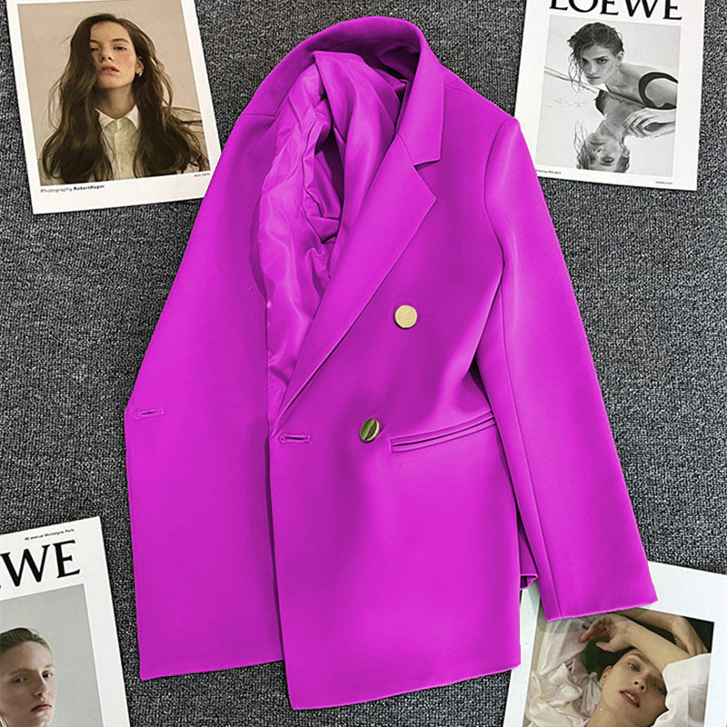 Spring Blazer for Women 2026 Spring and Autumn Double-Breasted Plaid Suit, Stylish and Slimming, Trendy Streetwear Top for Women Spring Blazer for Women 2026 Spring and Autumn Double-Breasted Plaid Suit, Stylish and Slimming, Trendy Streetwear Top for Women